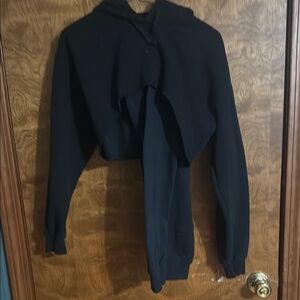 Black Hooded Sweatshirt